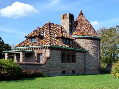Interesting Roof in Newport, RI