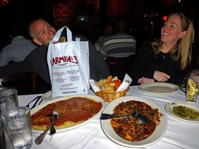 Dinner at Carmine's, Atlantic City, NJ