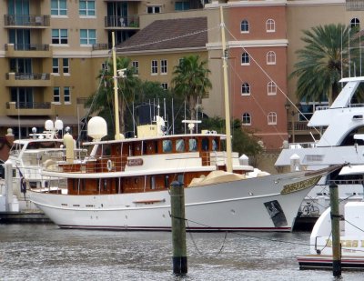 Johnny Depp's Yacht 'Vajoliroja' at Fort Lauderdale