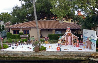 Christmas Decorations on the Fort Lauderdale Canals