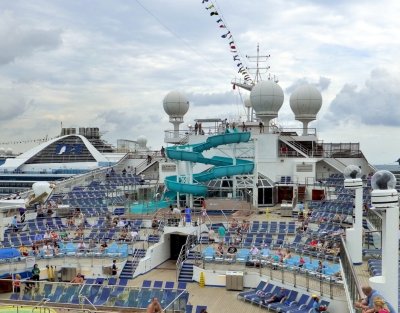 Water Slide on the Carnival Freedom