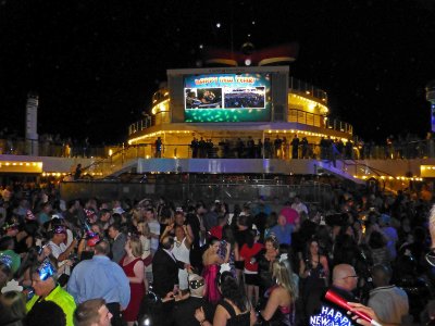 New Year's aboard Carnival Freedom