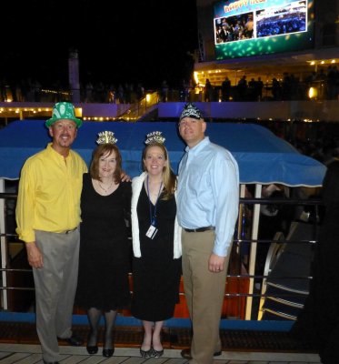 Welcoming 2013 aboard Carnival Freedom