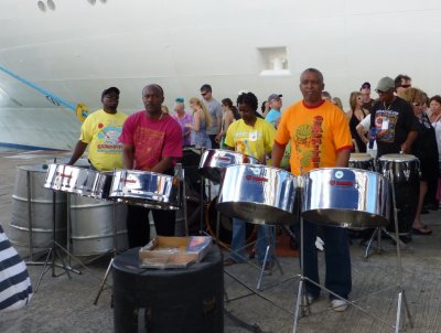Steel Drum Band Welcoming Us to Antigua