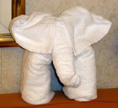Towel Art Elephant
