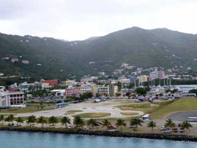 View of Road Town, Tortola from Our Balcony