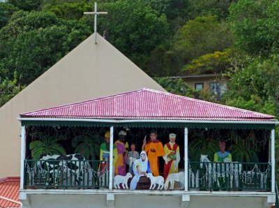 Nativity Scene at St. William's in Tortola
