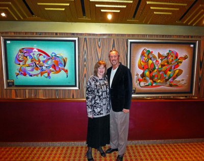 Art on Deck 7 of Carnival Freedom