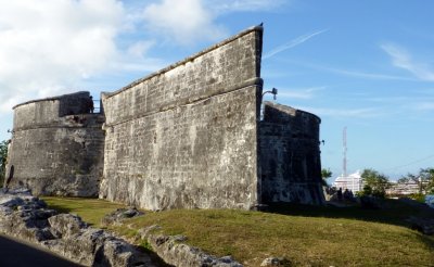 Fort Fincastle sits atop Bennet's Hill Overlooking Nassau