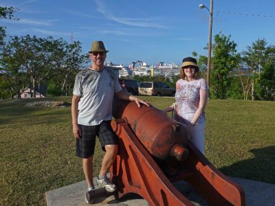 One of Seven Cannons at Fort Fincastle