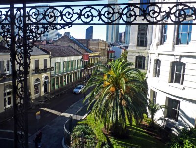 Sunny View of New Orleans from Our Hotel Room