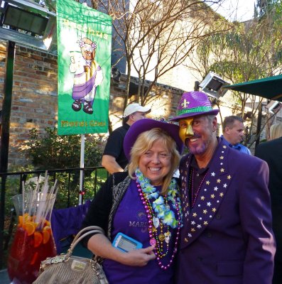 In Pat O'Brien's Courtyard
