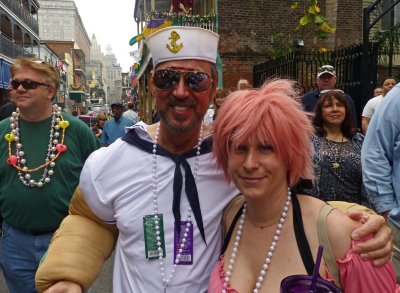 Bill & Julie at Greasing of the Poles