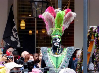 Zulu Warrior at Greasing of the Poles