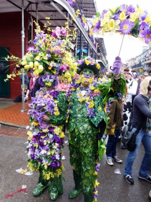 Flower People on Fat Tuesday