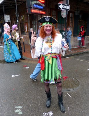 Pirate Wench on Bourbon St