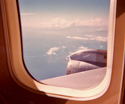 Honeymoon flight to Aruba