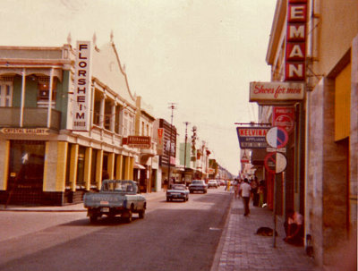 Busines district in Oranjestad