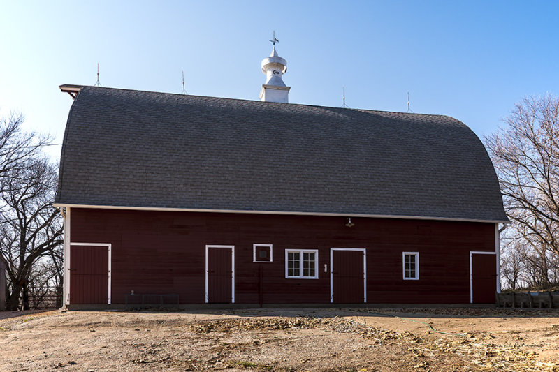 After two years of hard work here is a barn any farmer would be proud of. It is functional for the 3rd generation of the Finken family.
An image may be purchased at http://edward-peterson.artistwebsites.com/featured/finken-family-barn-from-the-side-edward-peterson.html