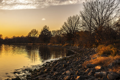 Even with the leaves gone nature still provides a colorful ending to the day.
An an image may be purchased at http://edward-peterson.artistwebsites.com/featured/shoreline-at-sunset-edward-peterson.html