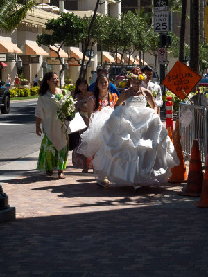 Bride in a Hurry Honolulu, Hawaii - October 2012
