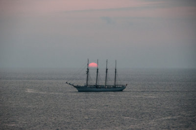 Sailing in the Sunset Havana, Cuba - May 2012