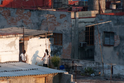 Early Shadow Havana, Cuba - May 2012