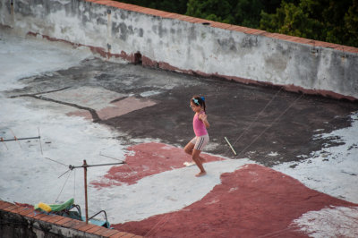 Rooftop Dancer Havana, Cuba - May 2012
