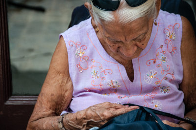 Counting Her Change Havana, Cuba - May 2012