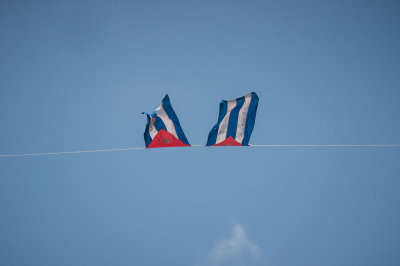 Flags - Havana, Cuba Havana, Cuba - May 2012