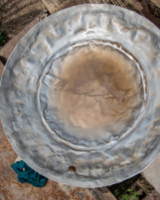 -New Use for an Old Hubcap- Cuba - May, 2012