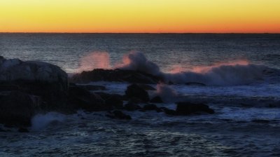 Sunrise  at York Maine.