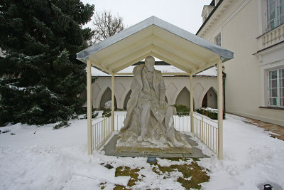 A monument of Henryk Sienkiewicz