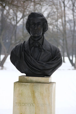 The sculpture of Fryderyk Chopin