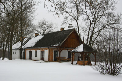 Wooden house in Radziejowice
