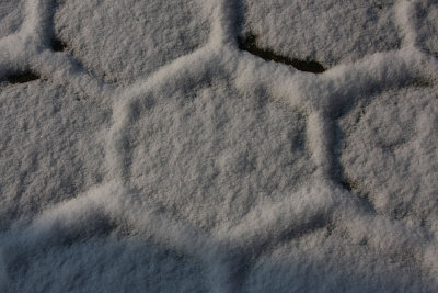 Snowy abstract