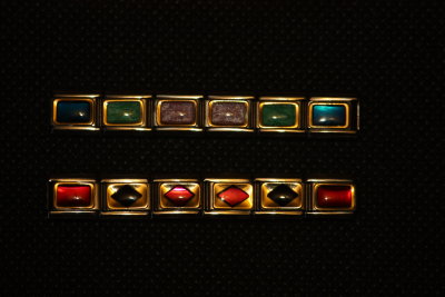 Sample charms - 18 kt Gold & Colours