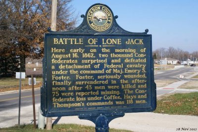 Civil War: Lone Jack Battlefield, MO.