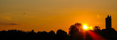 Der Burgturm at Sunset, Rothenburg ob der Tauber