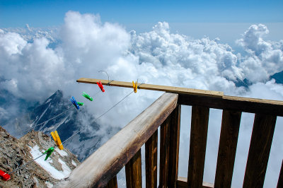 Rifugio Margherita on the summit of Punta Gnifetti 4559m
