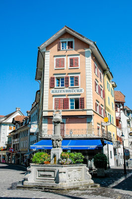 On the corner of Pfistergasse and Burgerstrasse, Lucerne