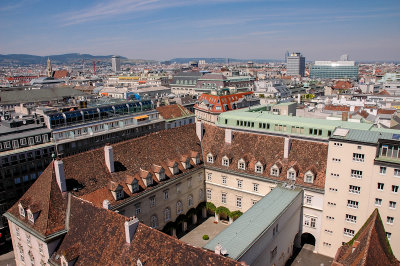 View northwards from Saint Stefan's Cathedral, Vienna