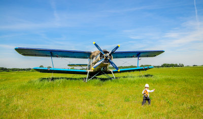Aleksander in quest for another aircraft, Wroclaw Aero Club