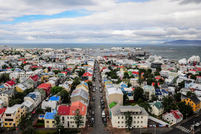 View from Hallgrímskirkja, Reykjavik