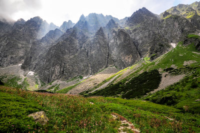 Upper Javorova Valley with Javorove Stity 2418m