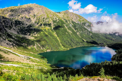 Morskie Oko 1395m, Upper Fish' Stream Valley