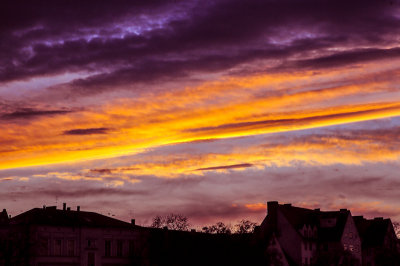 Sunset, Wroclaw