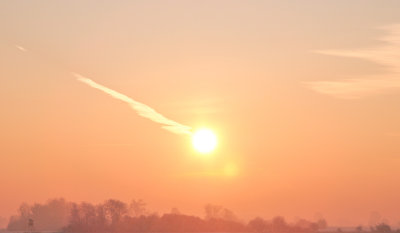 Sunrise, Silesian Lowland near Kobierzyce