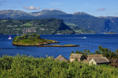 Hardangerfjord near Viky