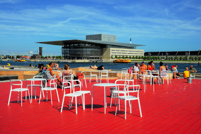 Kvæsthusbroen and Opera House behind, Copenhagen